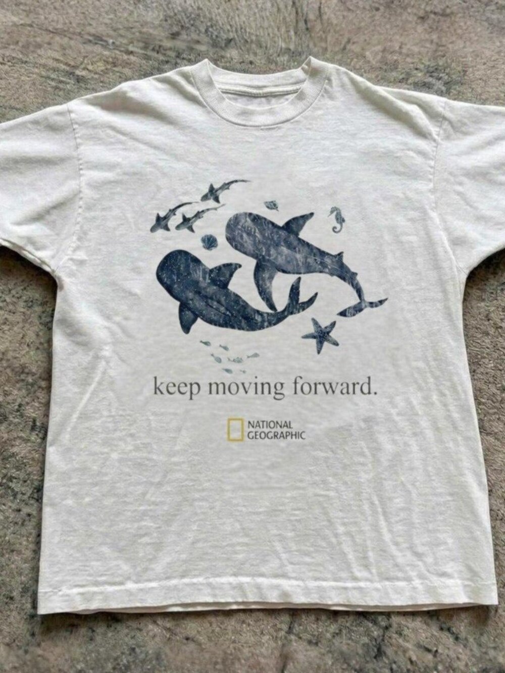 National Geographic keep moving forward Graphic Tee